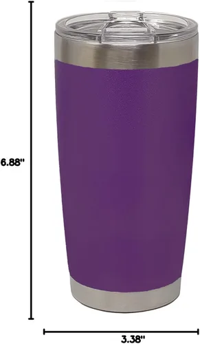 Vista 131 de LaserGram Vaso aislado al vacío de 20 onzas, notas musicales, grabado personalizado incluido (negro)