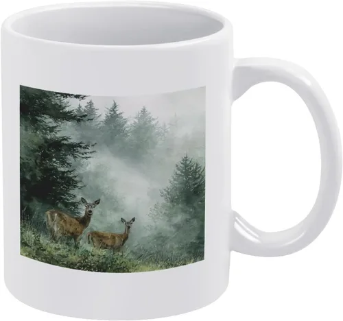 Vista 13 de Coffee Cups Ceramic Highland Cow Mug Mothers Day Gifts For Mom Highland Cow Gifts Personalized Gifts for Birthday Mother's Day Christmas