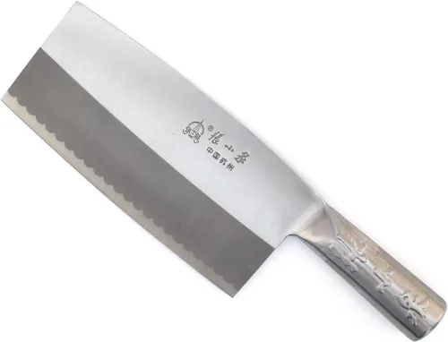 Vista 11 de BambooMN Auténtico cuchillo de chef chino para carne, 3 piezas Surtido de 3 tamaños