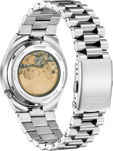 Vista 3 de Citizen Tsuyosa - Reloj deportivo automático de lujo para hombre Esfera azul
