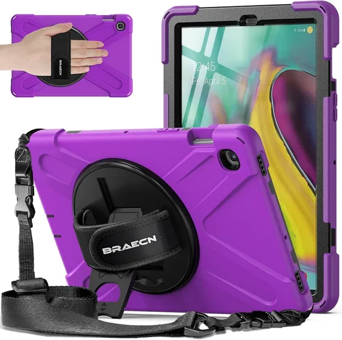 Vista 11 de BRAECNstock Para Samsung Galaxy Tab S5e Funda 10.5 Pulgadas 2019 (SM-T720/T725/T727) Con Protector De Pantalla Soporte De Lápiz Soporte