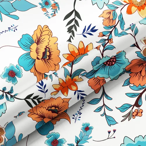 Vista 3 de Cortina de ducha bohemia, tela de poliéster repelente al agua con estampado floral bohemio para decoración de baño, 72 x 72 pulgadas