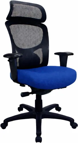 Vista 3 de Tempur-Pedic TP6450 Silla de escritorio de oficina de malla, silla ergonómica de respaldo alto para computadora con brazos ajustables, soporte