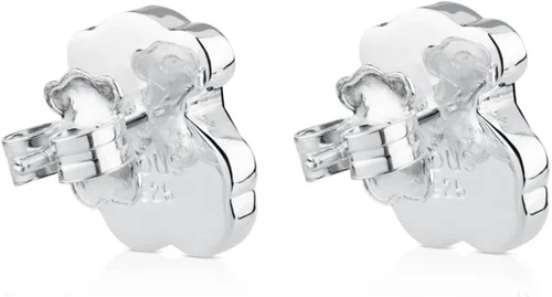 Vista 3 de Pendientes TOUS Plata y Onyx