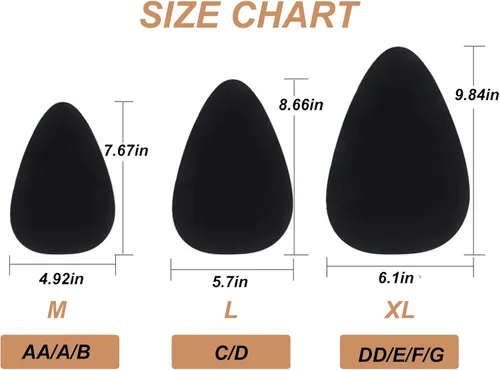 Vista 2 de Sujetador adhesivo impermeable con cinta invisible para levantamiento de senos grandes