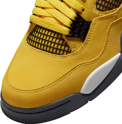 Vista 8 de Nike Hombres Air Jordan 4 Retro Cactus Jack University AzulNegro Suede