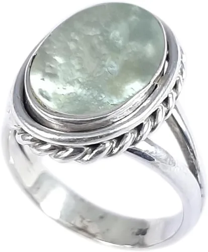 Vista 25 de Anillo fino de plata esterlina 925 para mujer, hecho a mano, joyería de piedras preciosas, anillo de moda (1379)