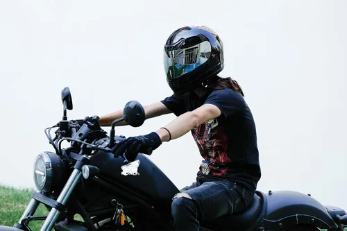 Vista 4 de TCMT - Casco para adultos, negro brillante, de cara completa, para calle, bicicleta de tierra, ATV, motocicleta todoterreno, motocross, aprobado por
