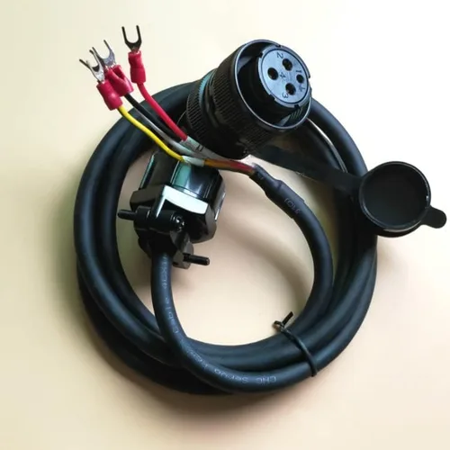 Vista 2 de Motor DS2DS3DS5EDS5L cable de línea de alimentación CM-XL25-05 Línea de alimentación de 4 núcleos (9.8 ft)