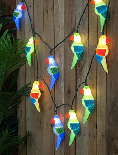 Vista 11 de Luces de calabaza de Halloween para exteriores, 2.6 m enchufables, luces de cadena naranjas para decoración de Halloween con 10 luces LED de Jack O