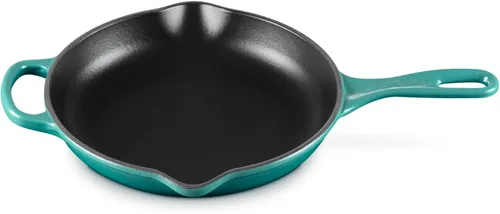 Vista 19 de Le Creuset Sartén de Hierro Fundido Esmaltado Signature con Mango de Hierro, 6.33", Cerise