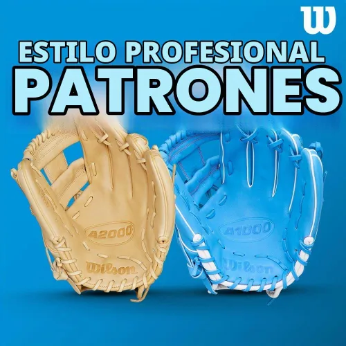 Vista 6 de Wilson A1000 Adult + Youth Baseball Glove + Mitt Sizes 11" - 12.5" Right + Left Hand Throw Multiple Styles