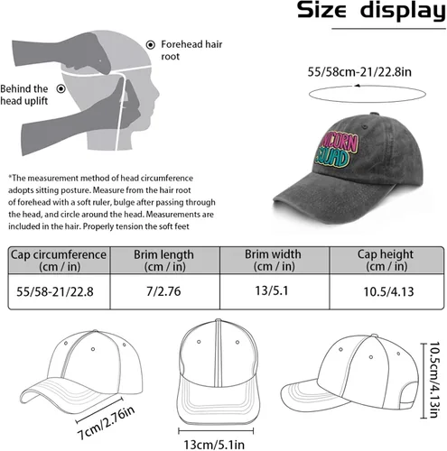 Vista 3 de Women Baseball Cap undefined Cool Hat for Women Running Caps Breathable Unicorn Squad Sun Visor Hat