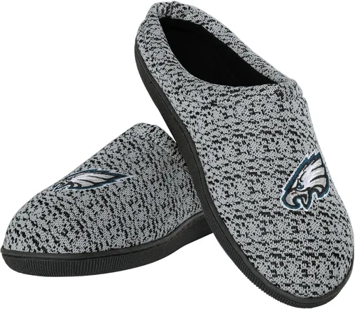 Vista 102 de FOCO NFL - Pantuflas para hombre con suela Cupsole tejidas en poliéster