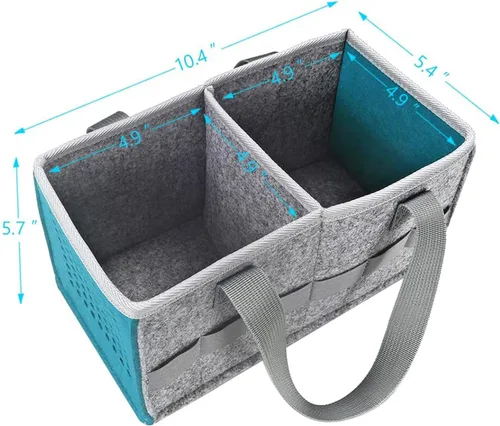 Vista 7 de Estuche de transporte CBDYWVR para caja Toniebox, estuche organizador de fieltro para Toniebox 2 juego de iniciación, regalos de Navidad