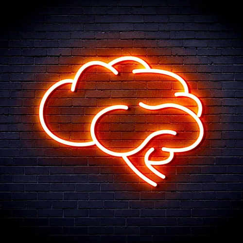 Vista 12 de AdvPro Señal de neón LED de silicona Brain Flex - Azul - st16s33-fnu0063-b