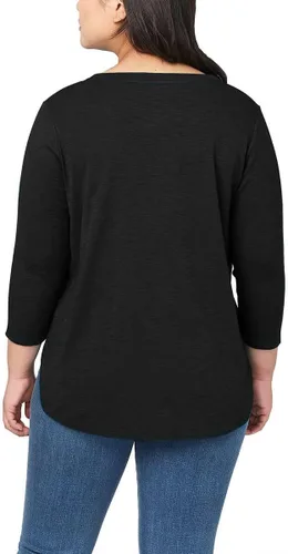 Vista 2 de Kirkland Signature Camiseta Slub Mujer