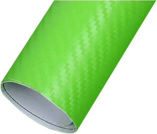 Vista 16 de Película de vinilo de fibra de carbono 3D de 50 pulgadas x 4 pulgadas, impermeable, para auto, color negro