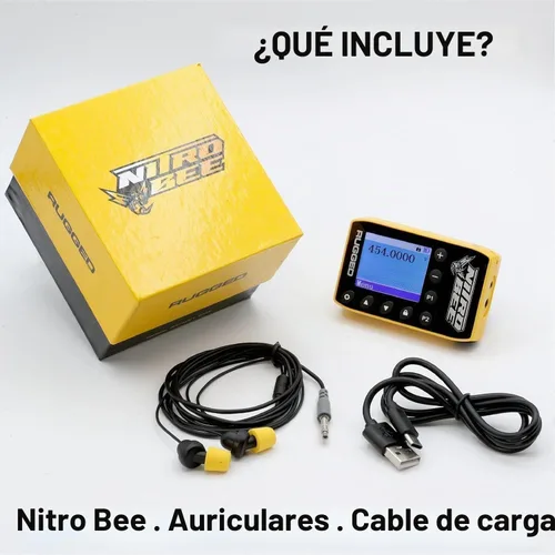 Vista 8 de Rugged Radios Nitro Bee (receptor de carreras, receptor de carrera)