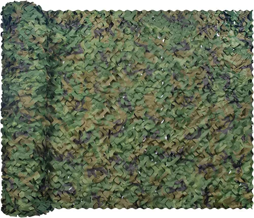 Vista 17 de GRVCN - Red de camuflaje en rollo a granel, malla de sombrilla para caza, tiro a ciegas, temática militar, decoraciones de fiesta Desert Camo