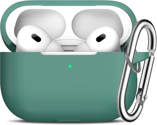 Vista 16 de R-fun Funda para AirPods Pro 3, diseño de consola de juegos de silicona para Apple AirPods Pro de 3ª generación (cable USB-C), con kit limpiador
