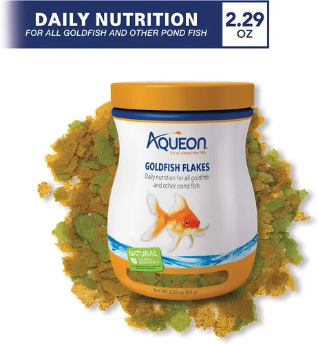 Vista 2 de Aqueon Goldfish Flakes 2.29 onzas