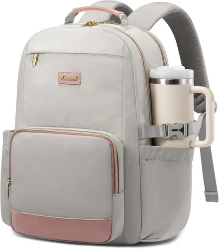 Vista 16 de LOVEVOOK Mochila para laptop para mujer, 15,6 pulg.