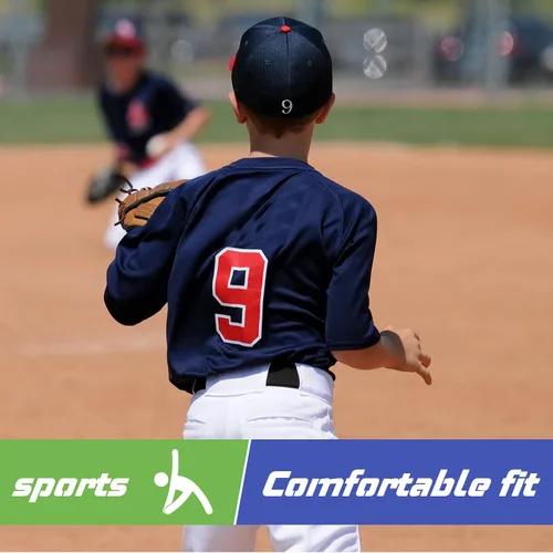 Vista 4 de Hercicy 12 cinturones de béisbol, cinturones de sóftbol a granel para adultos y jóvenes, cinturón de fútbol ajustable para niños y niñas