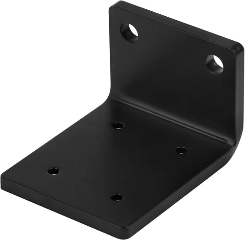 Vista 3 de Paquete de 4 soportes en L, 2-3/8 x 2 x 3 pulgadas, soporte de esquina angular resistente, calibre 4 Soporte de ángulo recto