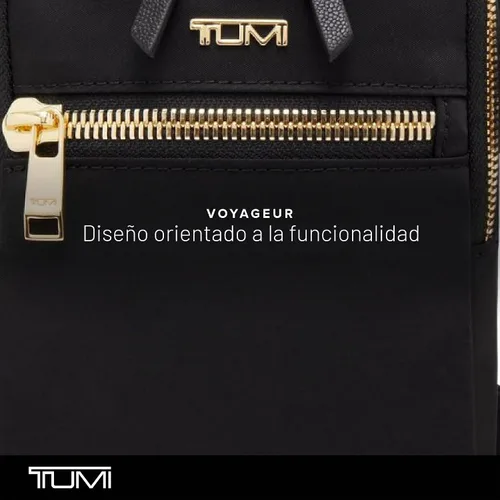 Vista 9 de TUMI Bandolera Persia para mujer Negro y dorado