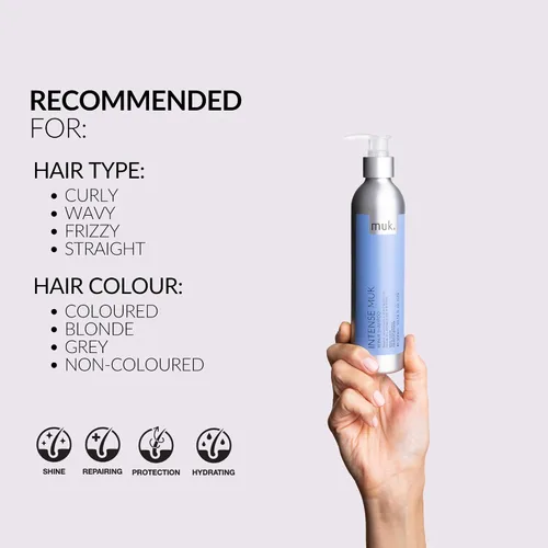 Vista 5 de MUK. Champú Reparador Intenso para el Cuidado del Cabello - 10.1 fl oz