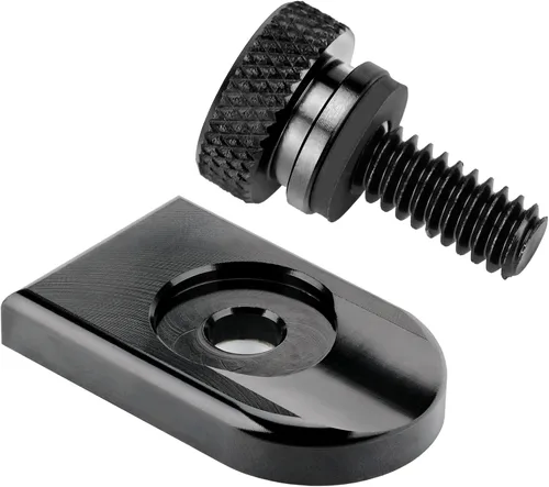 Vista 15 de Tornillo de asiento de motocicleta, tornillo de montaje moleteado para guardabarros trasero, 1/4 "-20 roscas de repuesto para Harley Touring