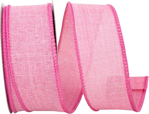 Vista 6 de Cinta Reliant Ribbon 92573W-031-09K para borde con alambre Everyday Linen Value, 1-1/2 pulgadas x 50 yardas, color negro