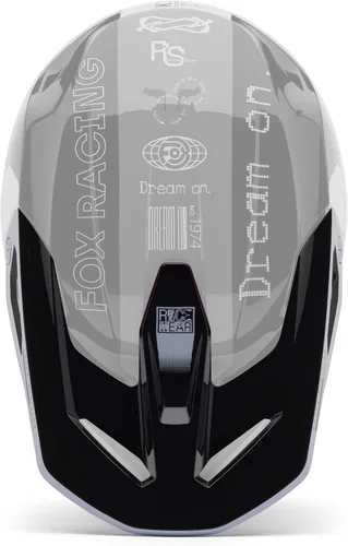Vista 18 de Fox Racing V1 Casco de Motocross Dirt Bike con Visera, Negro, Pequeño/Mediano