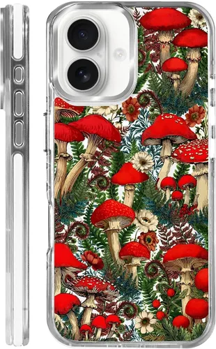 Vista 7 de Funda para iPhone 13/14 [compatible con Magsafe], funda magnética transparente de silicona a prueba de golpes con patrón de versículos de la Biblia