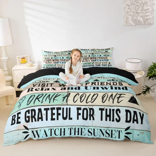 Vista 47 de Erosebridal Funda de edredón de ancla náutica, juego de ropa de cama con brújula oceánica, tamaño individual para niños, adolescentes, adultos