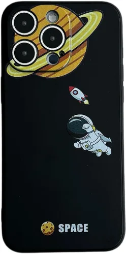 Vista 31 de Yonds Queen Funda protectora de TPU para iPhone SE 2022 (3ª generación), compatible con iPhone 7/8/SE2 (2020), diseño de astronauta, planeta, luna