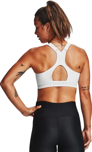 Vista 2 de Under Armour Sujetador con cremallera cruzada alta para mujer