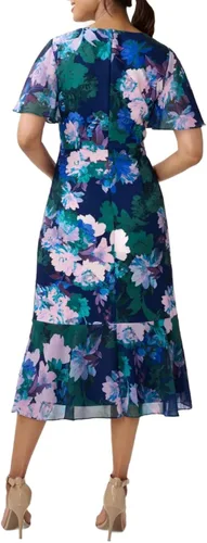 Vista 3 de Adrianna Papell Vestido con botones y estampado floral para mujer