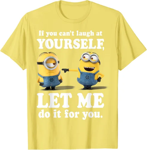Vista 42 de Camiseta gráfica de Minions de Mi villano favorito: Ríete de ti mismo Negro