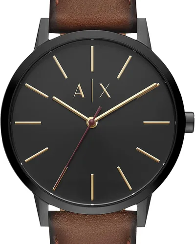 Vista 5 de Armani Exchange - Reloj de vestir de acero inoxidable para hombre