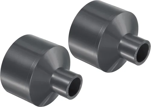 Vista 34 de PATIKIL UPVC Reductor de tubería de montaje de 1-1/2 "x 1" Socket Schedule 80, conector adaptador de acoplamiento recto, gris