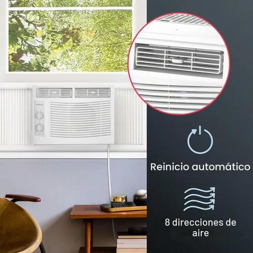 Vista 5 de Amana Aire acondicionado de ventana de 5,000 BTU, enfría hasta 150 pies