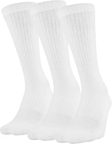 Vista 2 de Under Armour Calcetines de entrenamiento de algodón para adultos, multipares