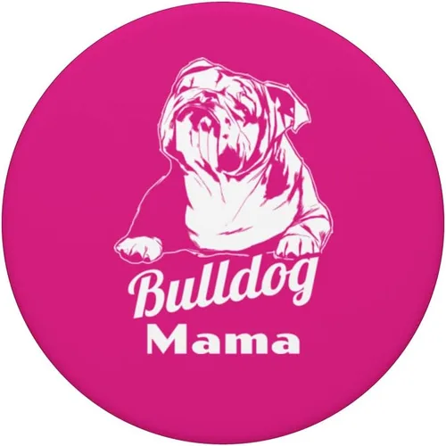 Vista 3 de PopSockets de Bulldog Mama PopSockets intercambiables PopGrip