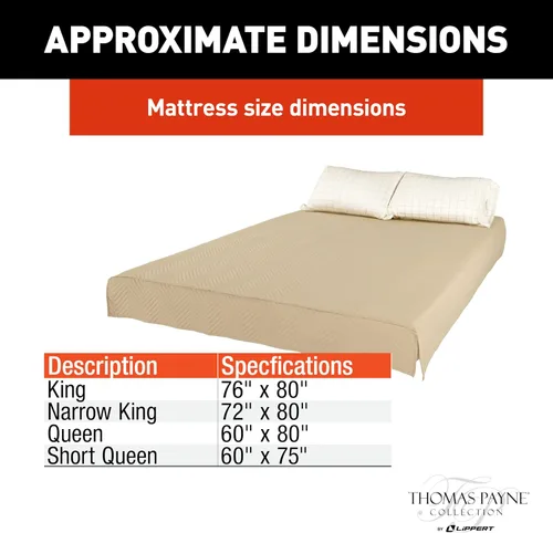 Vista 2 de Easy Zzzs - Juego de ropa de cama para caravana, tamaño King estrecho, color marrón