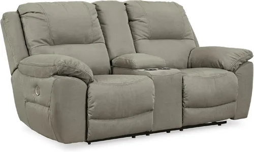 Vista 7 de Signature Design by Ashley Next-Gen Gaucho Classic - Sofá biplaza reclinable con consola, color beige