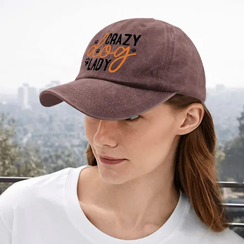 Vista 5 de Sombrero Crazy God Lady Gorra de béisbol, sombrero vintage para hombre