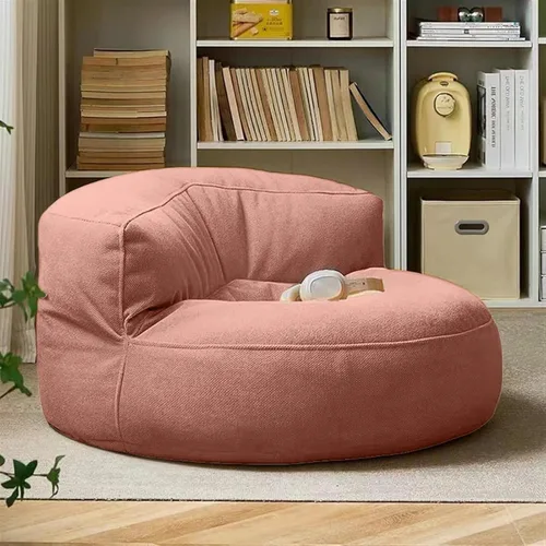 Vista 9 de SXBCyan Funda para puf de felpilla gruesa y suave, para niños y adultos, sin relleno, lavable, asiento esquinero, puf, muebles otomanos