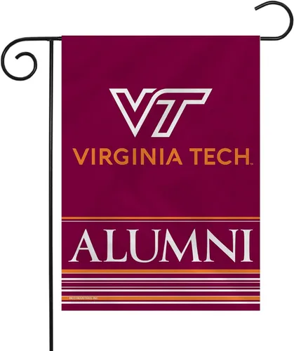 Vista 77 de Rico Industries NCAA Alumni - Bandera de jardín de doble cara de 13 x 18 pulgadas